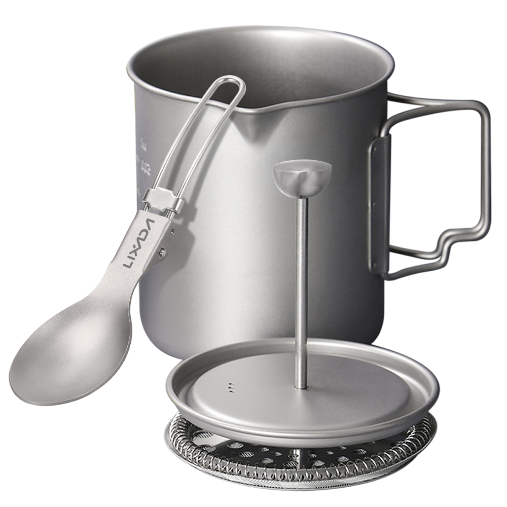 Lixada 750ml Titanium Coffee C - đánh giá và giá Coffee Equipment For Camping