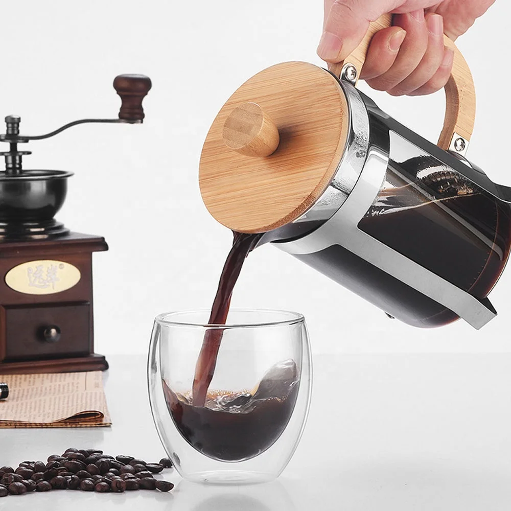 350/600ml Stainless Steel Pres - đánh giá và giá Coffee Equipment For Camping