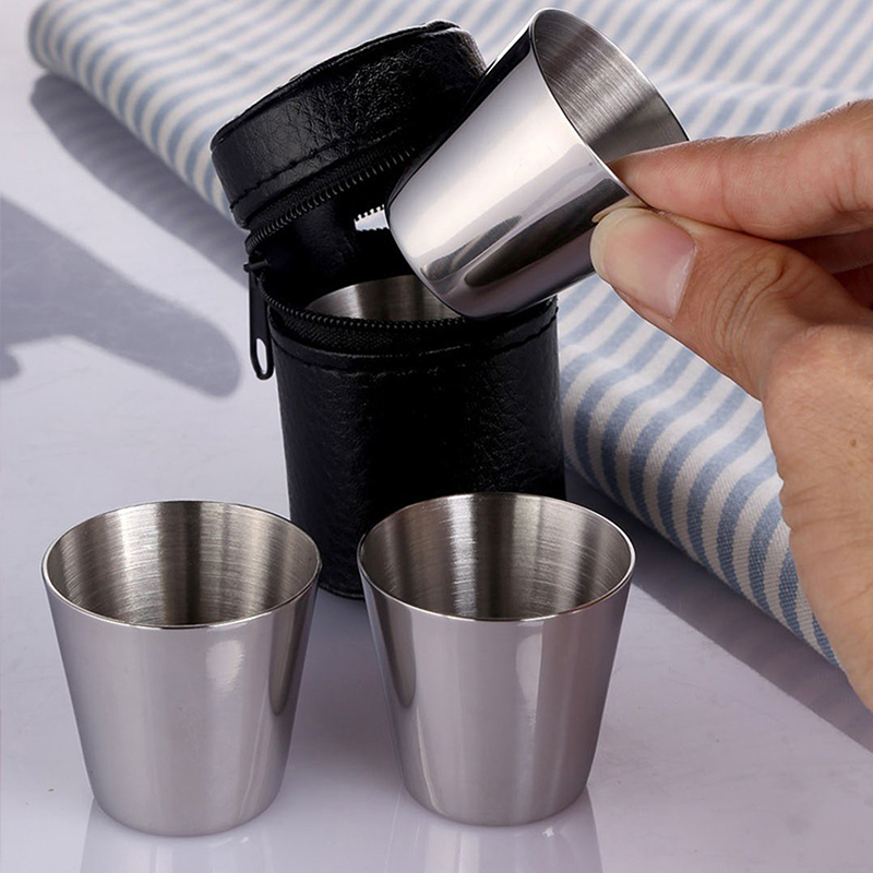 4/6Pcs Stainless Steel Cups Mi - đánh giá và giá Espresso Shot Glass