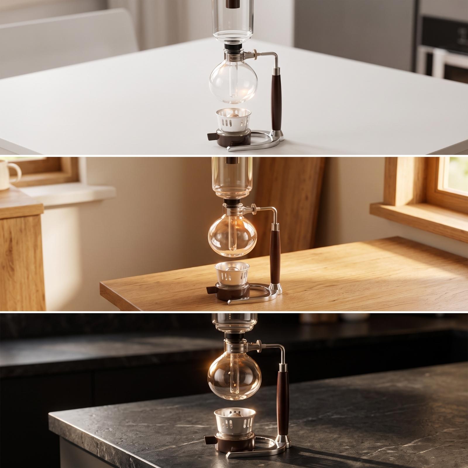 Vacuum Siphon Coffee Pot with  - đánh giá và giá Coffee Equipment Pour Over