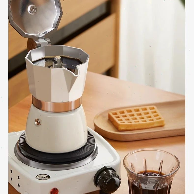 Round-bottomed Moka Pot Single - đánh giá và giá Coffee Equipment Pour Over